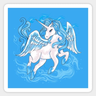 Water Unicorn Pegasus Pony Magnet